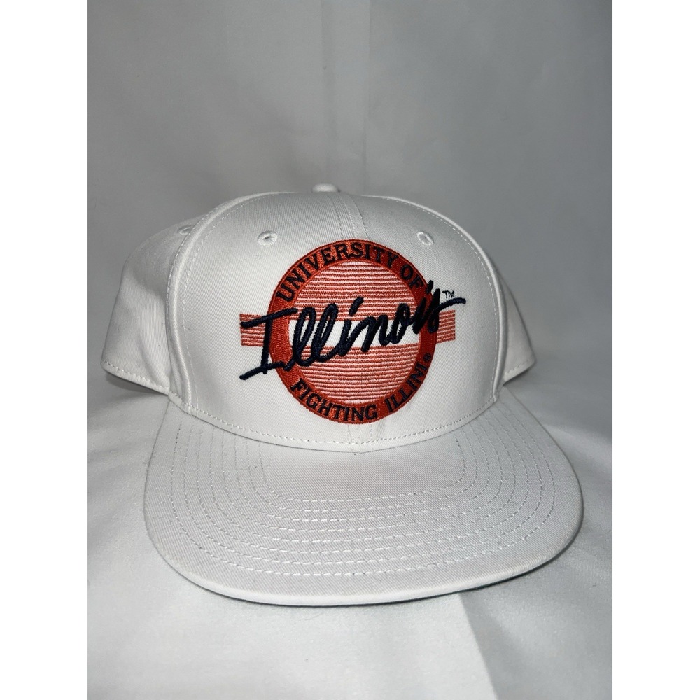 NWT Vintage Illinois Fighting Illini The Game Circle Logo Snapback College Hat